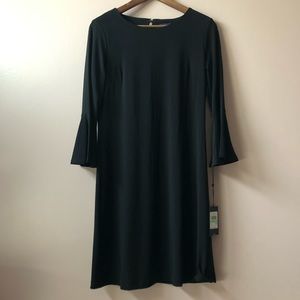 Tommy Hilfiger black dress with flared sle…